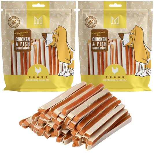 Hundeleckerli Ente & Reis Kabanos 500g – 83% Fleisch, getreidefrei